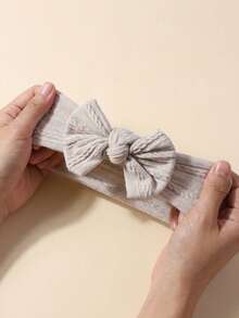 5PCS Summer Candy Color Nylon Bow Baby Headbands, Soft Skin-Friendly Cute Princess Hair Accessories, Suitable For Daily Use In All Seasons - 彩色 - 查看 8