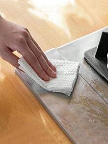 200/100/50片装可重复使用厨房清洁布 - 耐用、不粘、易清洗，满足所有家庭清洁需求，抗撕裂，干湿两用，无纺布吸油布，适用于家庭清洁、洗碗、清洁用品、开学季，款式/颜色/图案随机