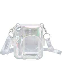 Funda Transparente para Mini 12, Bolsa de Transporte rígida para cámara instantánea Mini 12, con Bolsillo para Fotos y Correa para el Hombro,37337260 - Multicolor - Ver 1