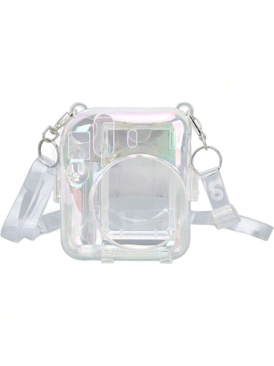 Funda Transparente para Mini 12, Bolsa de Transporte rígida para cámara instantánea Mini 12, con Bolsillo para Fotos y Correa para el Hombro,37337260 - Multicolor - Ver 1