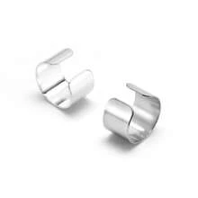 Pendientes Clips para Orejas No Perforadas Accesorios para Mujeres - Dorado - Ver 3
