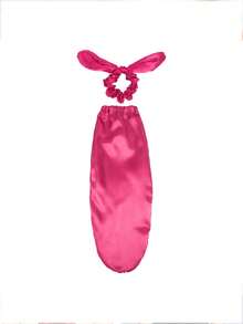 2 Pieces Set: Long Tube Sleeping Cap, Satin Hair Band, Hair Pocket, Long Hair Protection Cap, Hair Care Bag, Suitable For Parents With Long Hair. - Multicolor - View 14