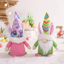 1 tượng ông già không mặt, tượng cặp đôi người lùn trang trí bàn làm việc, đạo cụ trang trí tiệc Phục Sinh, trang trí bàn ăn phòng khách nhà bếp, trang trí nhà kiểu nông trại, trang trí nhà cửa, trang trí tiệc, trang trí bàn ăn. - Nhiều màu - Xem 3