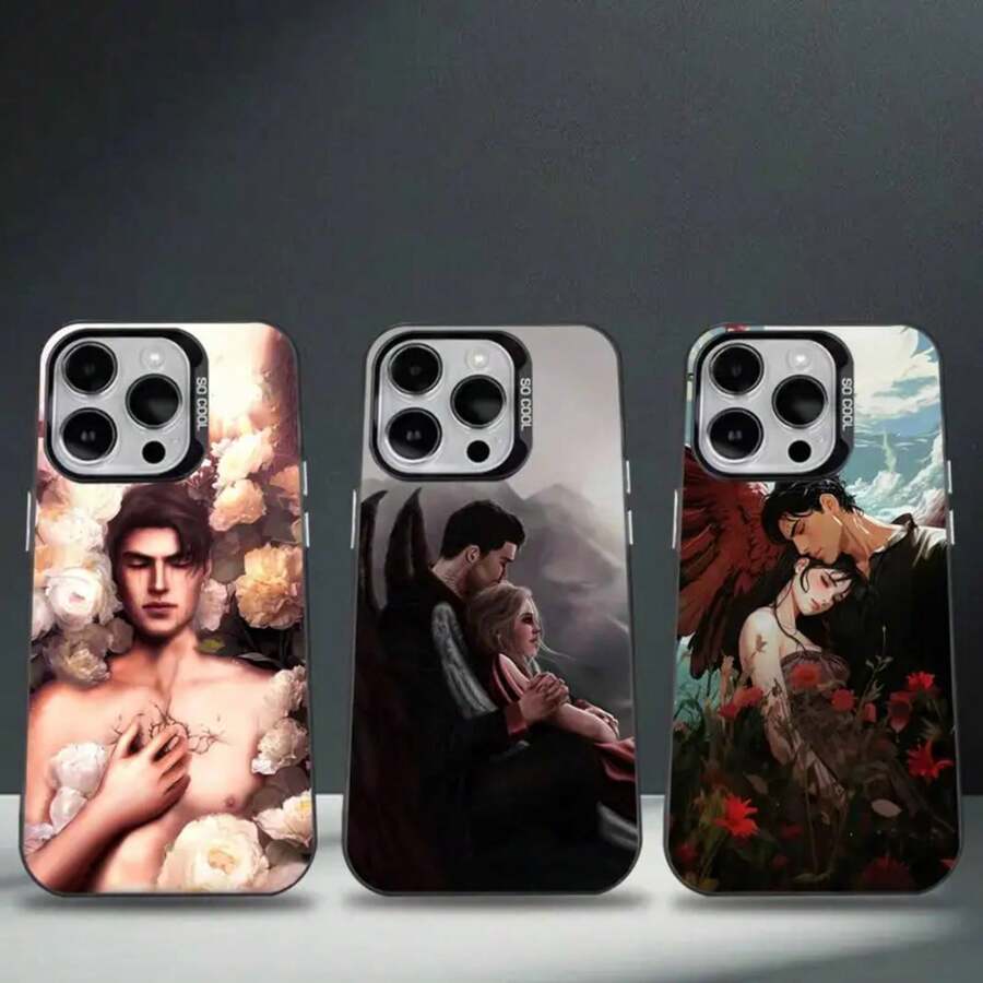 Funda de teléfono Romance clubs Game Malbonte Vicky para 17,16,15,14,13,12,11,Pro,Max,Plus, anti caída, negra mate dura - z7 - Ver 1