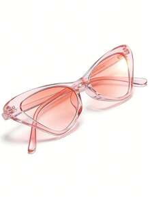 1 par de gafas de ojo de gato para adolescentes - Rosa - Ver 4