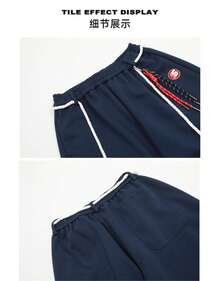 Women Pants - Navy Blue - View 4