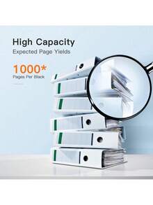 (TM Cartucho de Tinta Compatible para HP 934 XL para Usar con impresoras Officejet 6230, 6830, 6815, 6812, 6835 y 6820 (2 Unidades), Color Negro,37370512 - Multicolor - Ver 5