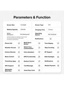 Jam Tangan Pintar Anak-Anak Terbaru 2025 dengan Baterai 220mAh, Cocok untuk Anak-anak dan Remaja, Layar Sentuh Penuh HD 1,83 inci, Panggilan/Jawab Telepon, Pedometer, Penghitung Kalori, Berbagai Mode Olahraga, Pengingat Pesan & Panggilan, Jam Tangan Pintar Multifungsi, Pelacak Kebugaran, Kompatibel dengan Android/IOS, Hadiah Liburan & Ulang Tahun - MultiWarna - View 8