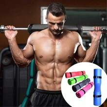 Almohadilla para Barra de Pesas para Levantamiento, Protectora para Cuello y Hombros para Sentadillas, Zancadas, Hip Thrust, Levantamiento de Pesas, Barra Recta de 25-40mm.mancuernas para ejercicio/barra para hacer ejercicio/mancuernas/pesas para hacer ejercicio - negro2886 - Ver 7