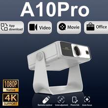 DONGYING New Release, Flagship Projector, Native 1080p, Supports 4K Ultra HD Projection, Android Smart System, WiFi 6, Auto Focus + Keystone Correction, Home Theater Projector, Portable Projector, Rotatable Gimbal, Supports 180° Rotation, Wireless Projection For Smartphones, Computers, Tablets, Office Presentation, New Year Gift - White - View 8