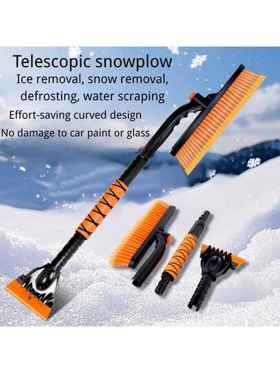 一款带泡沫手柄和 360 度旋转刷头的可伸缩挡风玻璃雨刮器，适用于圣诞节期间的轿车、卡车和 SUV，是圣诞节、感恩节和万圣节的绝佳节日礼物。