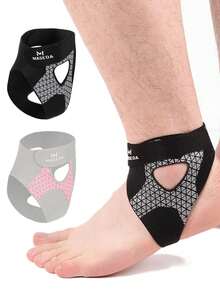 1pc Adjustable Thin Breathable Ankle Strap For Running, Cycling, Basketball, Soccer, Badminton - Multicolor - View 1