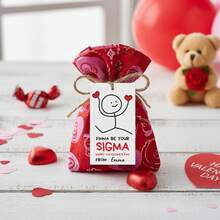 一套12张俚语情人节卡片，适合儿童 - 简笔画设计，适合教室和学校使用，阿尔法世代礼物，适合阿尔法世代儿童和青少年，儿童情人节礼物 - 彩色 - 查看 5