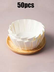 50张巴斯克纸，适用于蛋糕模具，不粘防油边纸，适用于烤箱、厨房、烧烤、烘焙、派对用品、空气炸锅、厨房空气炸锅衬垫、空气炸锅纸、空气炸锅