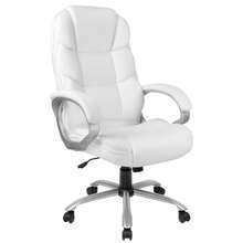 Office Chair Ergonomic High-Back Executive Desk Chair With Adjustable Swivel - trắng - Xem 1