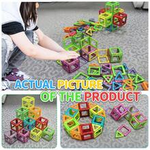 48PCS/68PCS/92PCS Children's Magnetic Building Block Toys, Strong Magnetic Large Particles, DIY Assembly, STEM Early Education, Intellectual Development, Boys And Girls' Birthday Gifts - Multicolor - View 6