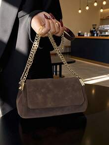 Fashionable Luxury Vintage Chain Shoulder Crossbody Bag For Women, New Arrival