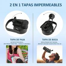 TendenciaTermo Agua Vaso-botella 1.2l Acero Inoxidable Fría/caliente Agua 40ozCalidad premium - 1 - Ver 4