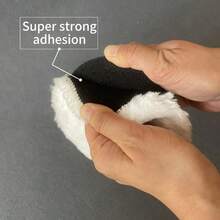 5Pcs 4 Inch Flocking Sanding Disc Hook And Loop Backing Buffing Pads Polishing Wheel For Electric Drill Polisher - Polishing Disc - View 5