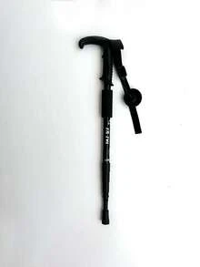 超轻可调节登山杖，符合人体工学的T型手柄和减震系统 - 耐用铝合金材质，握感舒适，适合徒步旅行、远足、散步和辅助老人；耐用的徒步配件；户外步行辅助工具 - 彩色 - 查看 9