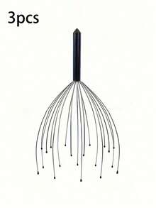 1/2个头部按摩器,头部抓挠头皮按摩器,头皮按摩放松抓挠器,头部按摩促进头发生长并缓解身体压力,护发,美容美发工具,头发护理 - 彩色 - 查看 23