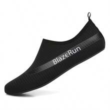 Barefoot Water Shoes, Minimalist Running Sneakers, Beach Outdoor Shoes, Men's Trekking Sandals - Black - View 3