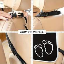 1pc Car Seat Protective Cover, Anti-Dirty And Anti-Kick