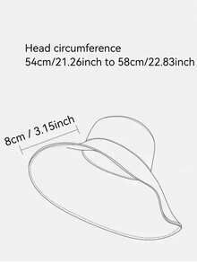 经典草帽，女士春夏沙滩遮阳帽，多功能渔夫帽，防紫外线 - 米色 - 查看 3