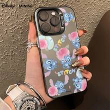 Miniso Disney Stitch Phone Case Pastel Dessert Pattern Design Sweet & Playful Disney Accessory Suitable For IPhone 17/17 Pro/17 Pro Max/17 Air/16/15/14/13/12/11/X Series Iphone 17 Pro Max Case Iphone 17 Pro Case Iphone 17 Case Stocking Stuffers The Girlfriend The Chosen Early Fall Fashion - 粉色 - 查看 2