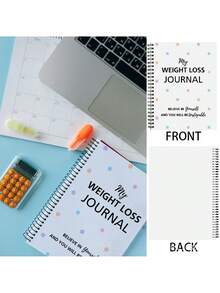 1pc Weight Loss Journal Weight Loss Diary Plan Planner Notebook