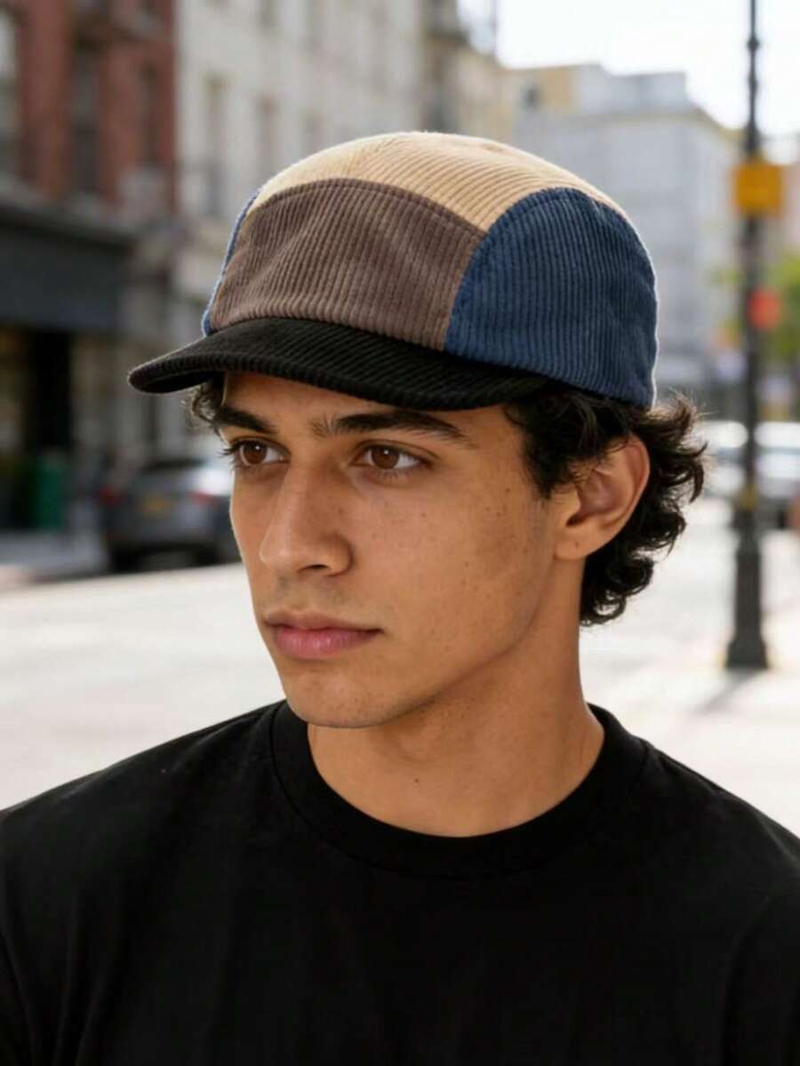 Unisex Wool Blend Corduroy Hat, Versatile For Daily Wear, Suitable For All Seasons, Can Be Worn As Baseball Cap, Casual Hat, And Knit Hat; Minimalist Casual, Retro Streetwear Style, Adjustable Elastic, Ear Protection, Windproof And UV Protection. Suitable For Outdoor Cycling, Skiing, Camping, Commuting And Other Occasions; An Ideal Gift Choice For Valentine's Day, Friends' Birthdays, Christmas Parties And Other Holidays.