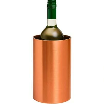 Double Wall Stainless Steel Wine & Champagne Ice Bucket Cooler - Perfect Wine Cooler For Bottles & Champagne Chiller, Essential Drinks Bucket For Any Occasion