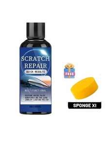 KineShineX 汽车挡风玻璃划痕修复套装：一款专为汽车挡风玻璃和前大灯设计的简易修复工具，采用非化学抛光技术快速修复划痕。多用途玻璃划痕修复：不含化学添加剂，可轻松应用于挡风玻璃和前大灯表面。