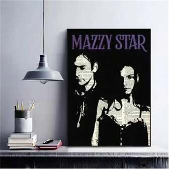 1 Pc Optinal Framed Posters Wall Arts M-Mazzy Star Band Poster Perfect Art Designed For Home Dining Office