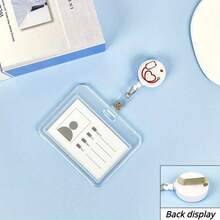 1 Set Doctor/Nurse Transparent Badge Card Holder, Retractable Badge Reel, Medical Element ID Card Clip - Multicolor - View 11