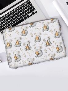 Animal Pattern Printing Laptop Bag, Computer Cloth Cover Accessories, Soft Laptop Bag, Soft Laptop Cover, Laptop Cover, Tablet Cover, Leather Bag, Laptop Zipper, Computer Cover, School Business Office - Multicolor - View 1