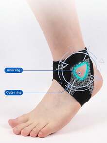 1pc Adjustable Thin Breathable Ankle Strap For Running, Cycling, Basketball, Soccer, Badminton - Multicolor - View 8
