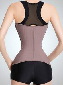 Ladies' Body Shaping, Tight Fitting, Waist Protection, Back Correction, Sitting Posture, Plastic Waist Belt, Suitable For Long-Term Sitting In The Gym, Breathable Mesh Holes Are Not Tight And Easy To Form A Vest Line - Multicolor - View 3