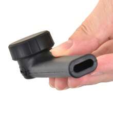 Portable Silicone Capped Black Straw Set Easy To Clean, Suitable For Beginners-1 Pc - Black - View 4