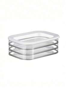 3-Layer Kitchen Container, Sealed Transparent Fresh-Keeping Box, Refrigerator Slice Storage Container, Stackable Food Preparation Container For Meat, Cheese, Ham, Slices, Italian Sausage, Food Fragments, Fruits And Vegetables, Kitchen Refrigeration Organizer, Leak Proof And Reusable, Food Container, Kitchen Organization And Storage, Outdoor, Camping, Valentine's Day Gifts, New Year Gifts - Multicolor - View 9