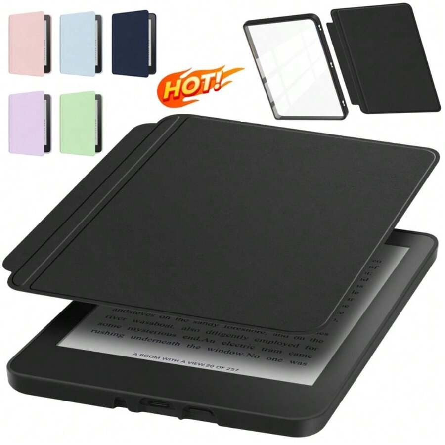 For Kindle Paperwhite 5 11th Gen 2021 6.8 Inch E-Reader Case Magnetic Cover C2V2L3 RS23CV Acrylic Split Protective Shell Auto Wake/Sleep 360 Rotation Detachable - Multicolor - View 1