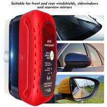 1pc - Automotive Window Oil Film Cleaning Brush, Windshield Cleaner For Cleaning Brushes, Clear Vision Glass Cleaner With Rain And Fog Repellent Coating, Enhances Clarity