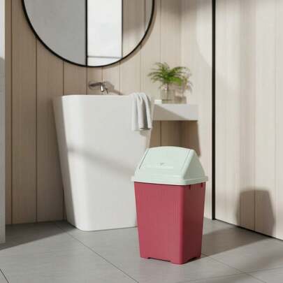 TendenciaBote De Basura Cesto Balancin/basurero Plastico 40ltsCalidad premium