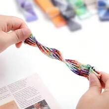 Correa trenzada tipo lazo para Watch Fit 3/4/4 Pro, brazalete de repuesto ajustable de nailon - Multicolor - Ver 5