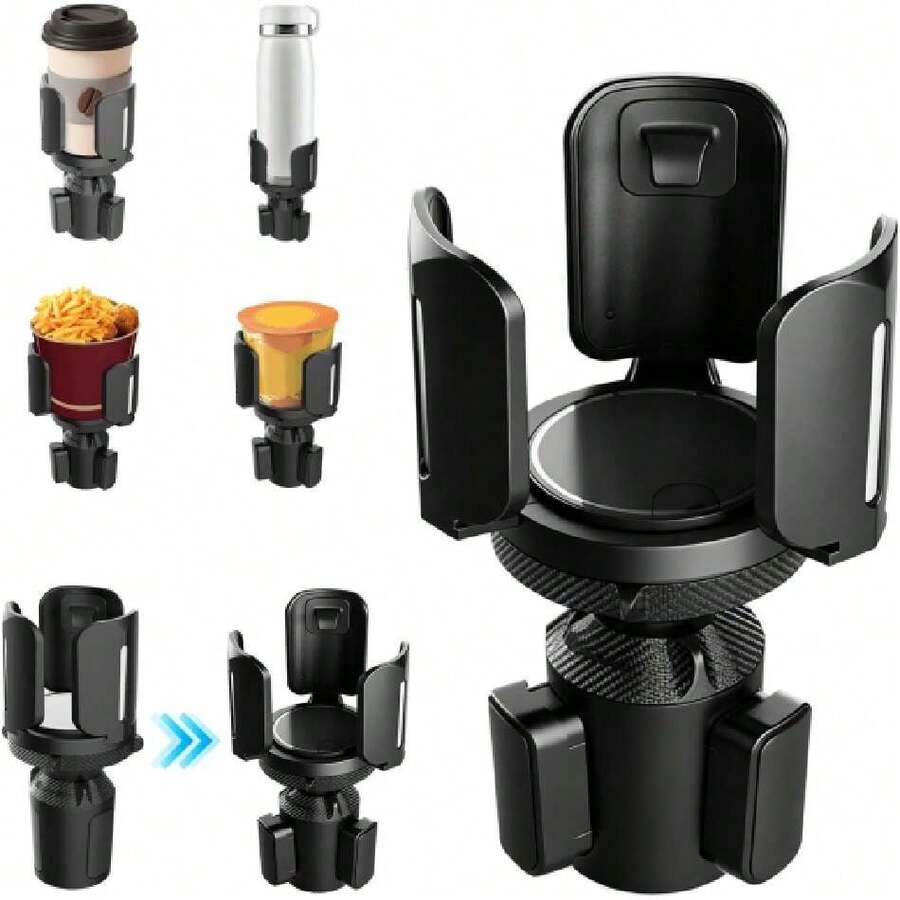 Portavasos para Auto, Porta Vasos Automovil con Almohadillas Ensanchadas, Porta Vasos para Auto para Almacenar Hervidores de Agua y Tazas de Café,37294637 - A - Ver 1