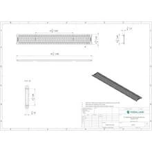 DN100 Galvanised Steel Grating - 1m - Default - View 3
