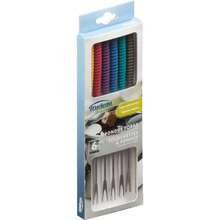 0823303 0823303 Juego de 6 tenedores con asas de silicona para fondue de carnes, 6 unidades,37327683 - Rosa coral - Ver 2