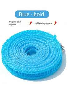 1pc Windproof Anti-Slip Retractable Clothesline, Portable Clothesline For Outdoor Camping, Indoor/Outdoor Use, Nylon Clothesline Available In 3 Meters/5m/8m/10m