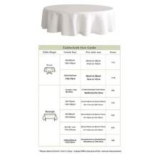 1pc/36pcs Spring & Summer Floral Anti-Wrinkle Tablecloth, Embossed Edge Craft, Rectangular/Round Tablecloth, Multiple Sizes Available, Polyester Fiber Tablecloth, Indoor Dining/Outdoor Party - White - View 10