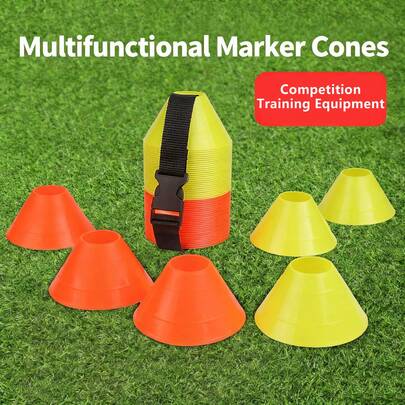 20 piezas/40 piezas Discos de marcador de tamaño pequeño para patinaje en línea, entrenamiento de fútbol, entrenamiento de baloncesto, ejercicios de velocidad y agilidad, curso de obstáculos